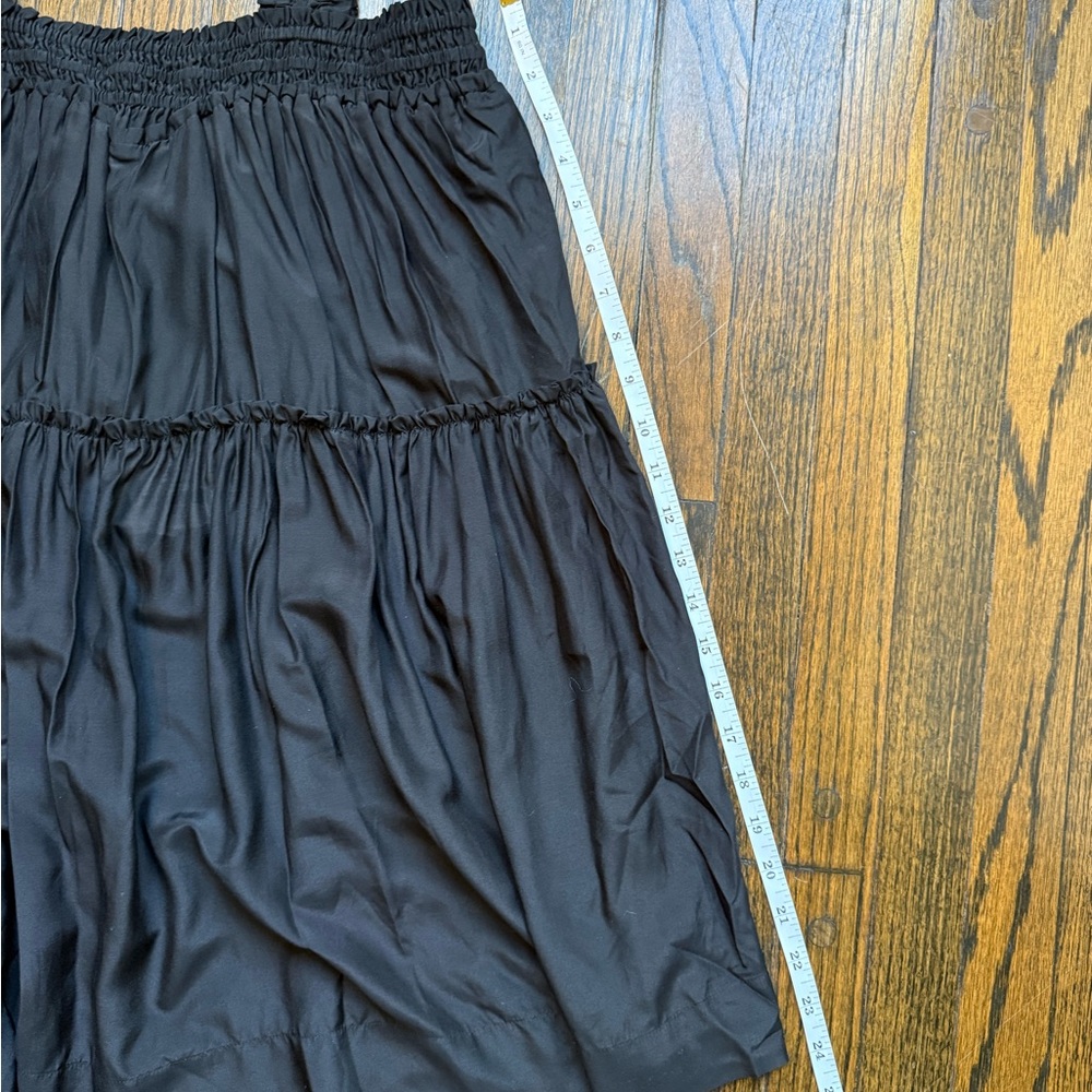 Peony, Gathered Mini Dress, Noir, Small, NWT - Picture 8 of 8